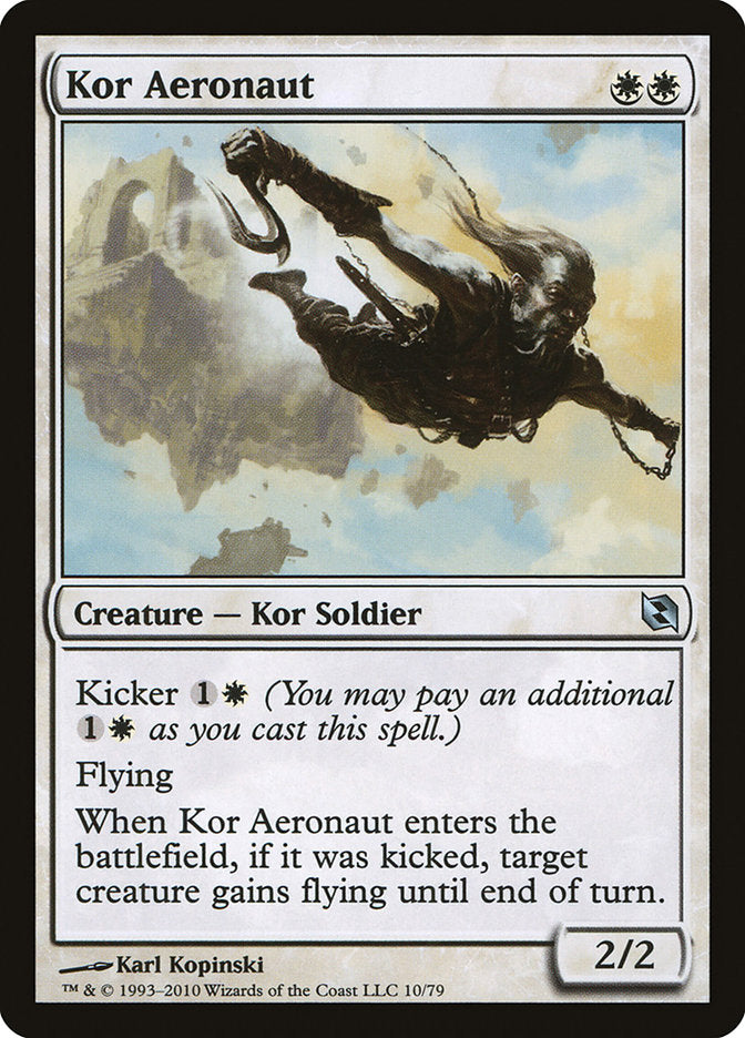 Kor Aeronaut [Duel Decks: Elspeth vs. Tezzeret] Magic: The Gathering