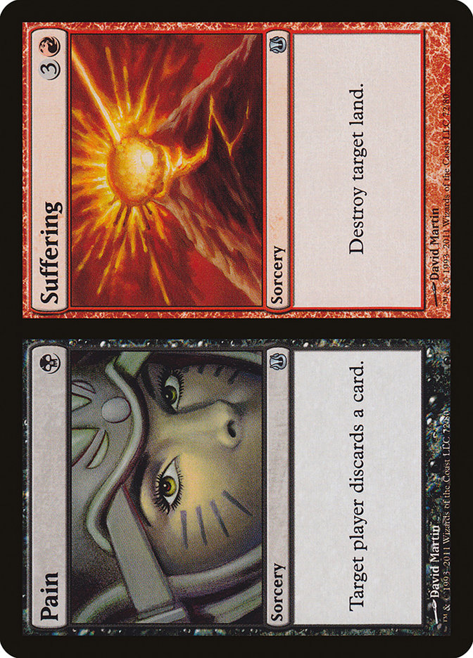 Pain // Suffering [Duel Decks: Ajani vs. Nicol Bolas] Magic: The Gathering