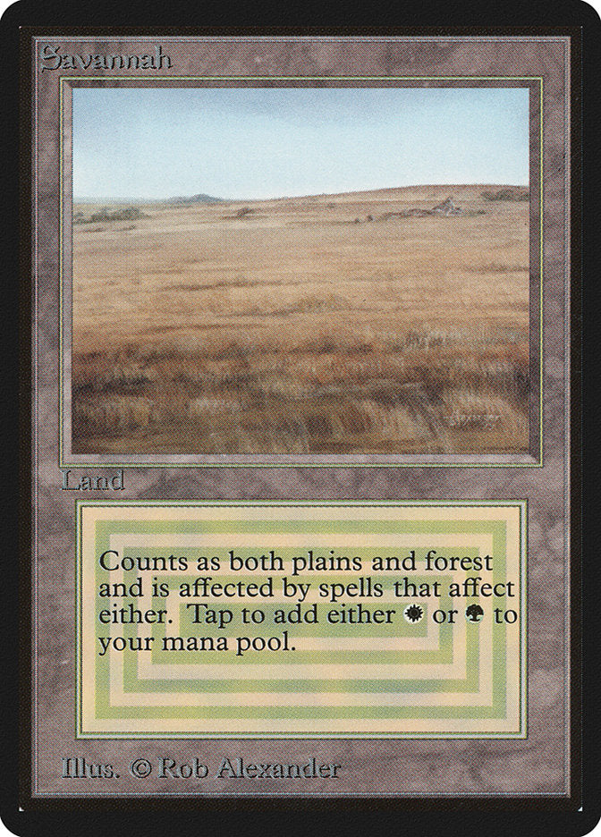 Savannah [Beta Edition] Magic: The Gathering