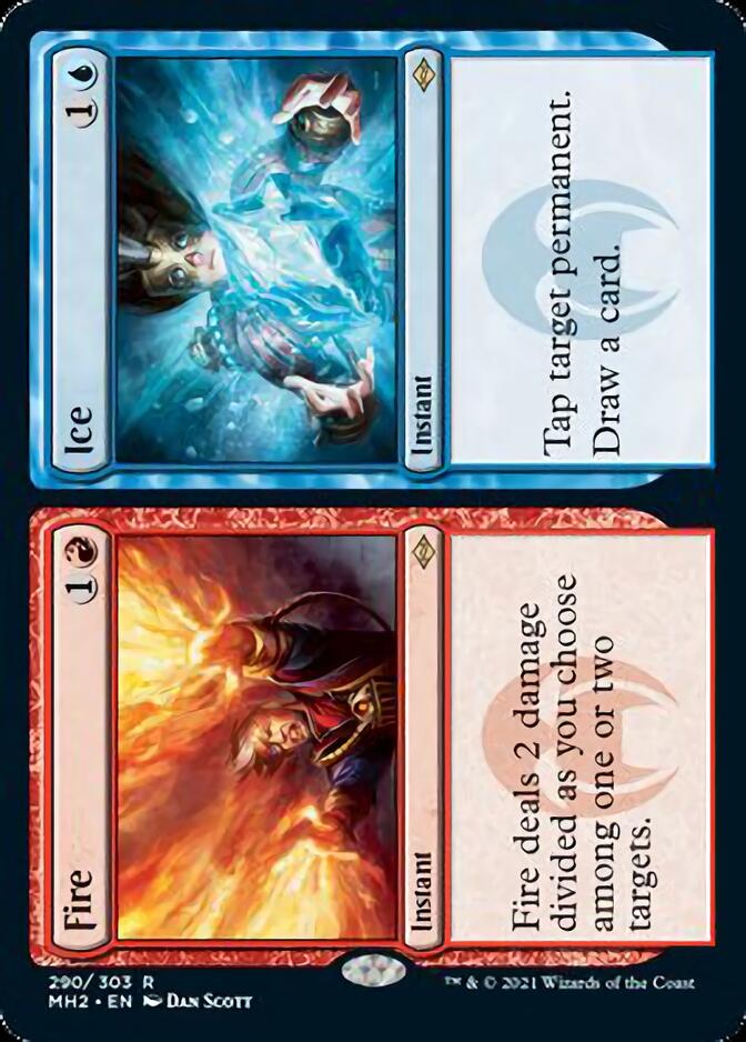 Fire // Ice (Foil Etched) [Modern Horizons 2] Magic: The Gathering