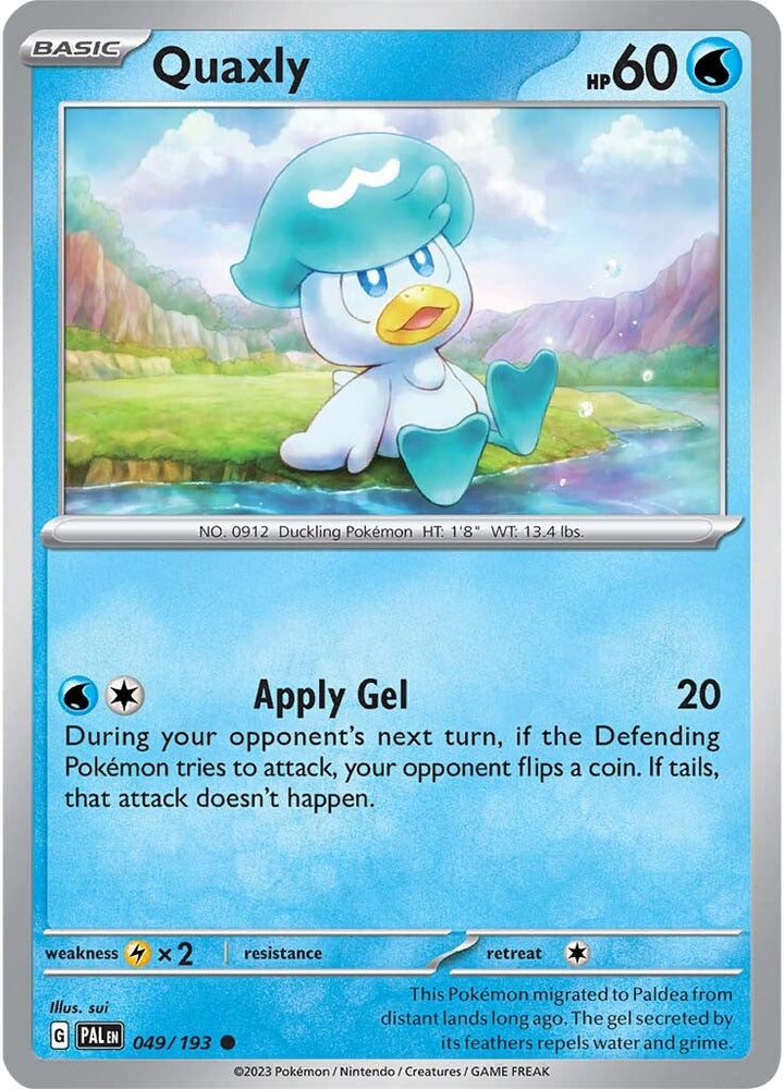 Quaxly (049/193) [Scarlet & Violet: Paldea Evolved] Pokémon