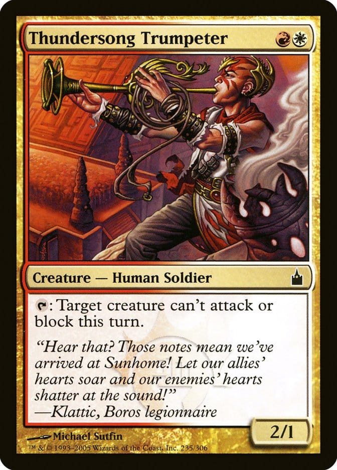 Thundersong Trumpeter [Ravnica: City of Guilds] Magic: The Gathering