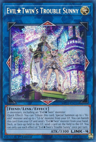 Evil Twin's Trouble Sunny [MP22-EN216] Prismatic Secret Rare - Yugioh Cards For Your TCG Needs!