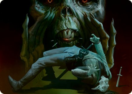 Power Word Kill Art Card [Dungeons & Dragons: Adventures in the Forgotten Realms Art Series] Magic: The Gathering