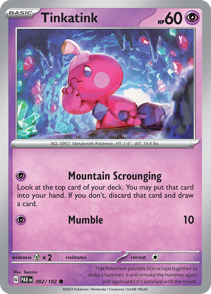 Tinkatink (082/182) [Scarlet & Violet: Paradox Rift] Pokémon