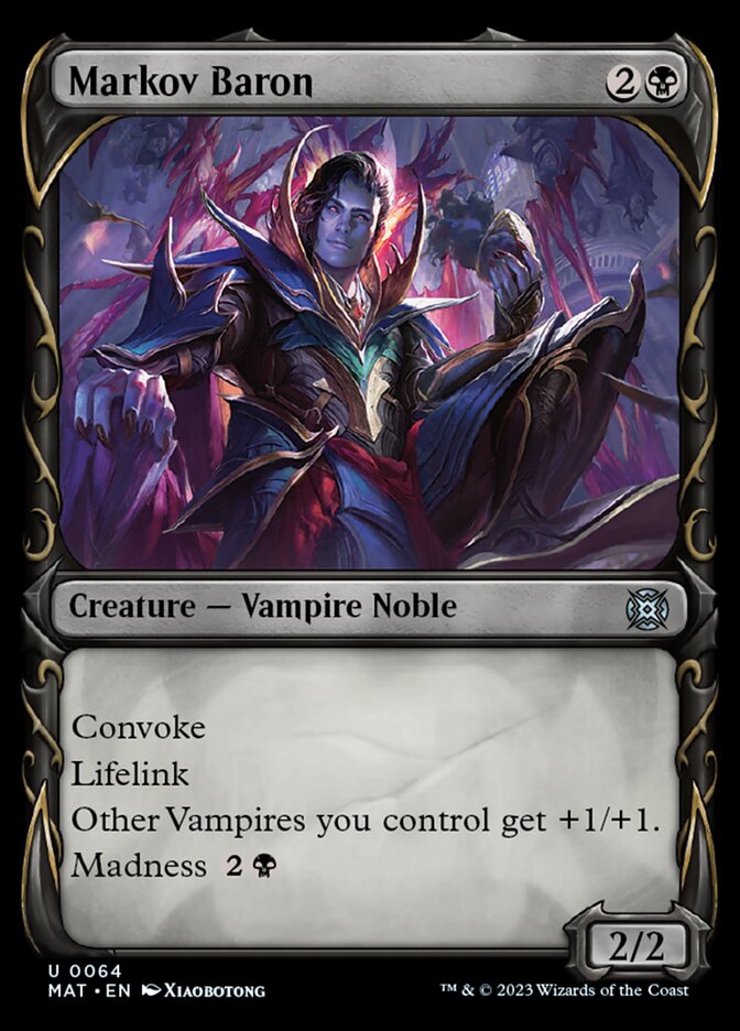 Markov Baron (Showcase) [March of the Machine: The Aftermath] Magic: The Gathering