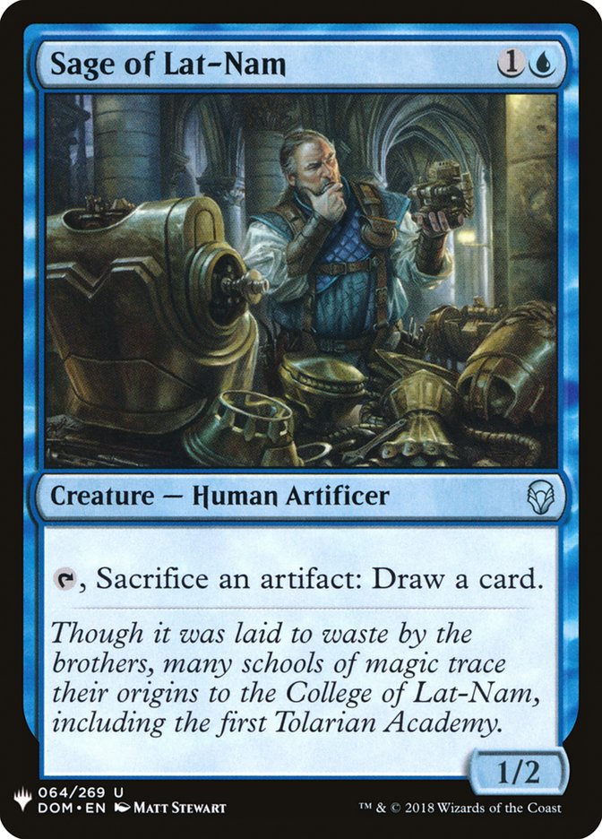 Sage of Lat-Nam [Mystery Booster] Magic: The Gathering