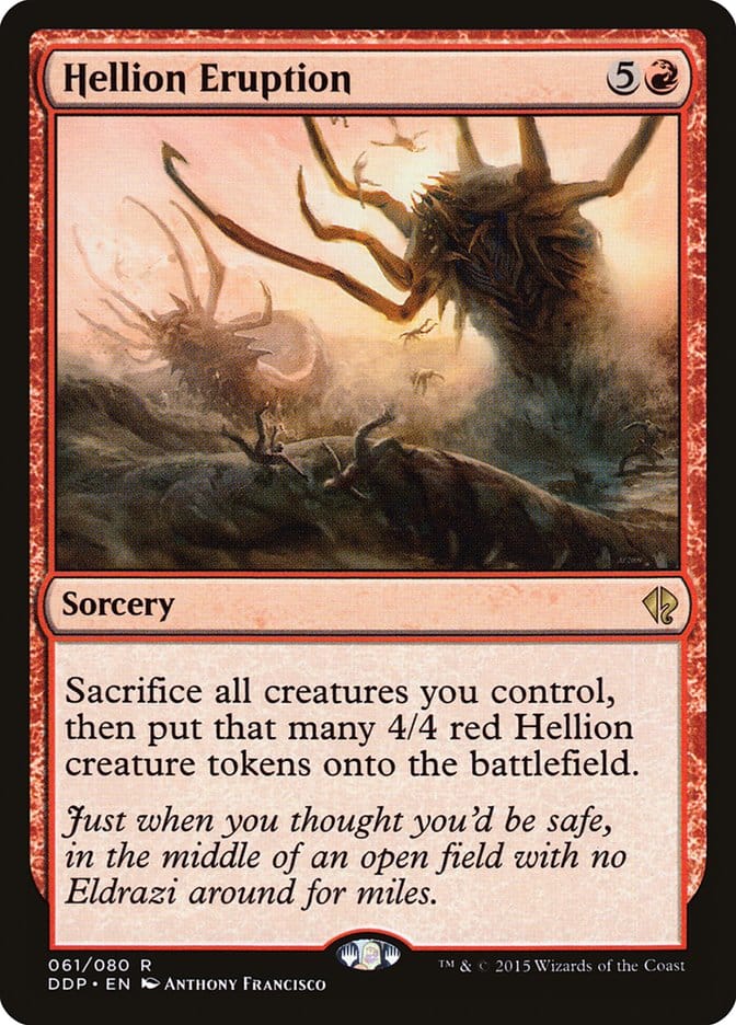 Hellion Eruption [Duel Decks: Zendikar vs. Eldrazi] Magic: The Gathering