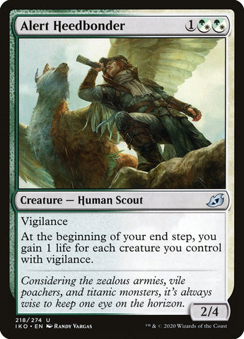 Alert Heedbonder [Ikoria: Lair of Behemoths] Magic: The Gathering