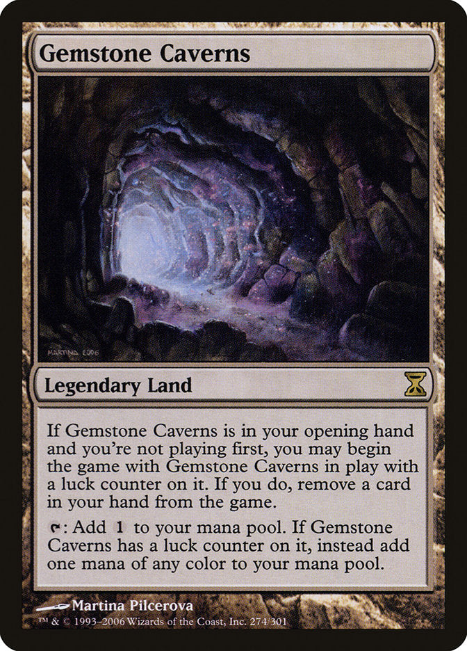 Gemstone Caverns [Time Spiral] Magic: The Gathering