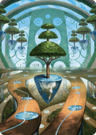 Rejuvenating Springs Art Card [Commander Masters Art Series] Magic: The Gathering