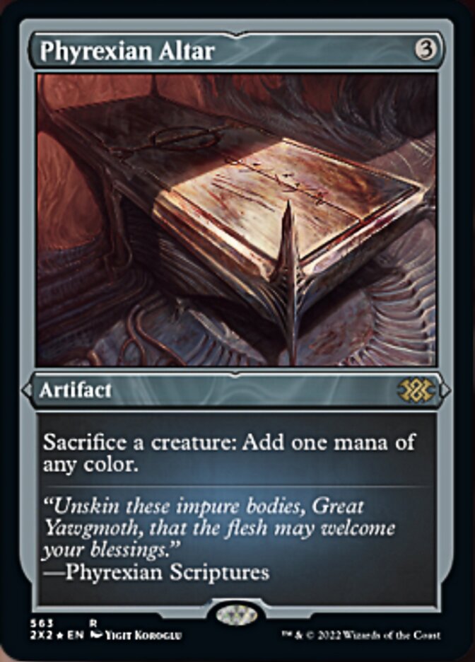Phyrexian Altar (Foil Etched) [Double Masters 2022] Magic: The Gathering