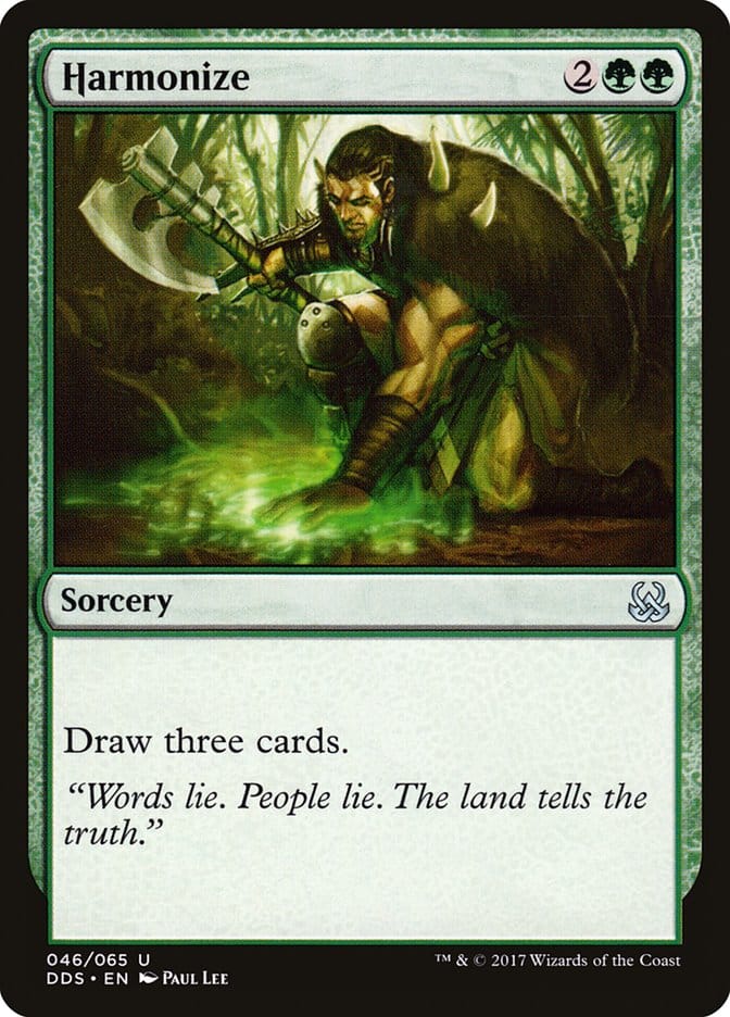 Harmonize [Duel Decks: Mind vs. Might] Magic: The Gathering