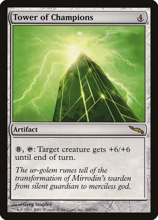 Tower of Champions [Mirrodin] Magic: The Gathering