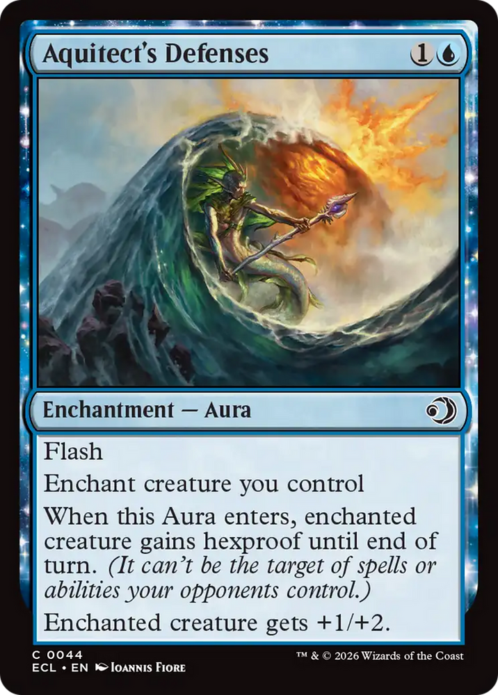 Aquitect's Defenses [Lorwyn Eclipsed] Magic: The Gathering
