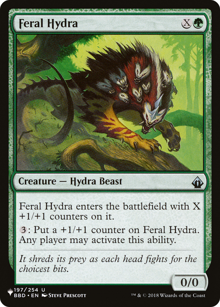 Feral Hydra [The List] Magic: The Gathering