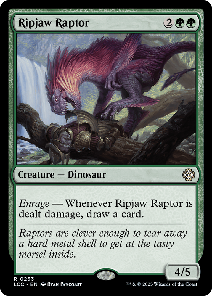 Ripjaw Raptor [The Lost Caverns of Ixalan Commander] Magic: The Gathering
