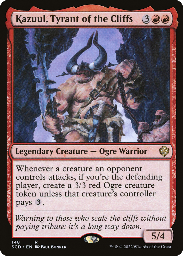 Kazuul, Tyrant of the Cliffs [Starter Commander Decks] Magic: The Gathering