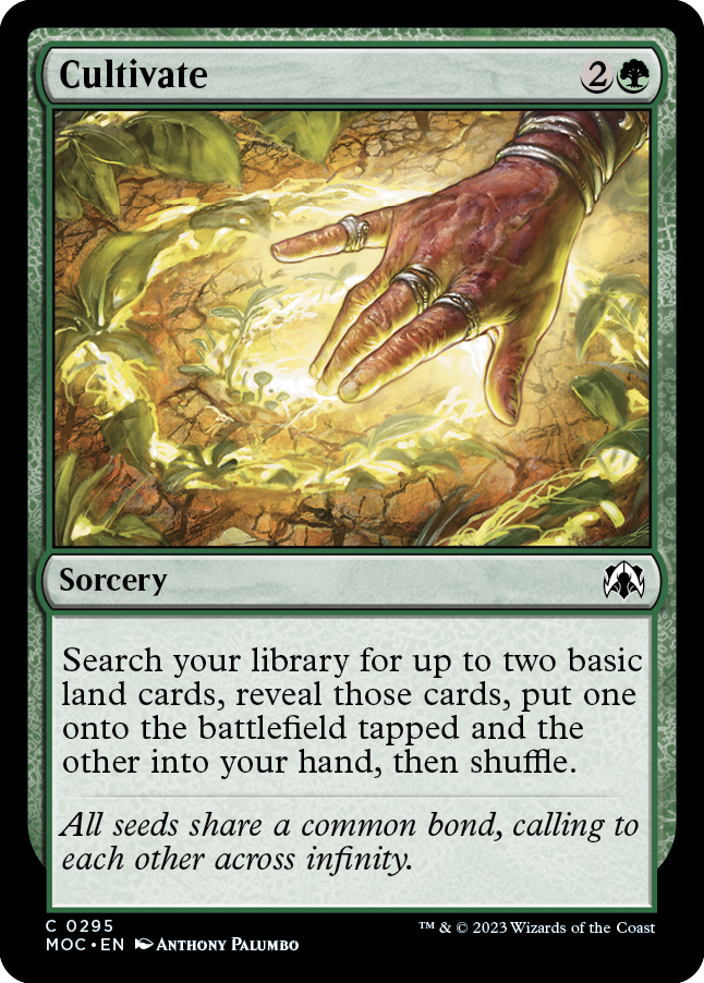 Cultivate [March of the Machine Commander] Magic: The Gathering