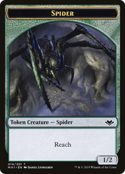 Shapeshifter // Spider Double-Sided Token [Modern Horizons Tokens] Magic: The Gathering