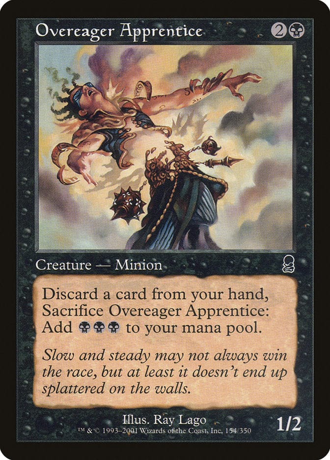 Overeager Apprentice [Odyssey] Magic: The Gathering