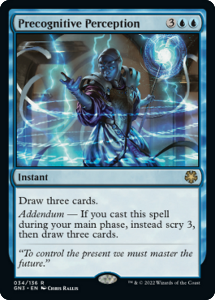Precognitive Perception [Game Night: Free-for-All] Magic: The Gathering