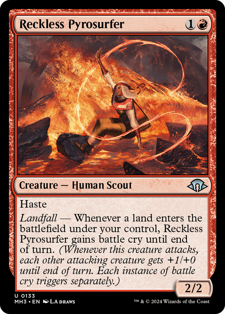 Reckless Pyrosurfer [Modern Horizons 3] Magic: The Gathering
