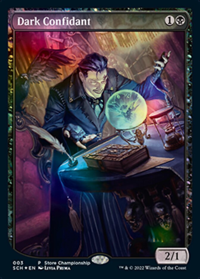 Dark Confidant (Extended Art) [Store Championships 2022] Magic: The Gathering