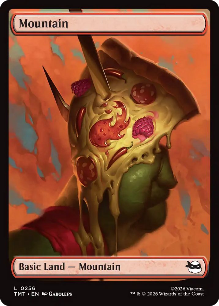 Mountain (0256) [Teenage Mutant Ninja Turtles] Magic: The Gathering