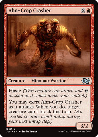 Ahn-Crop Crasher [Foundations Jumpstart] Magic: The Gathering