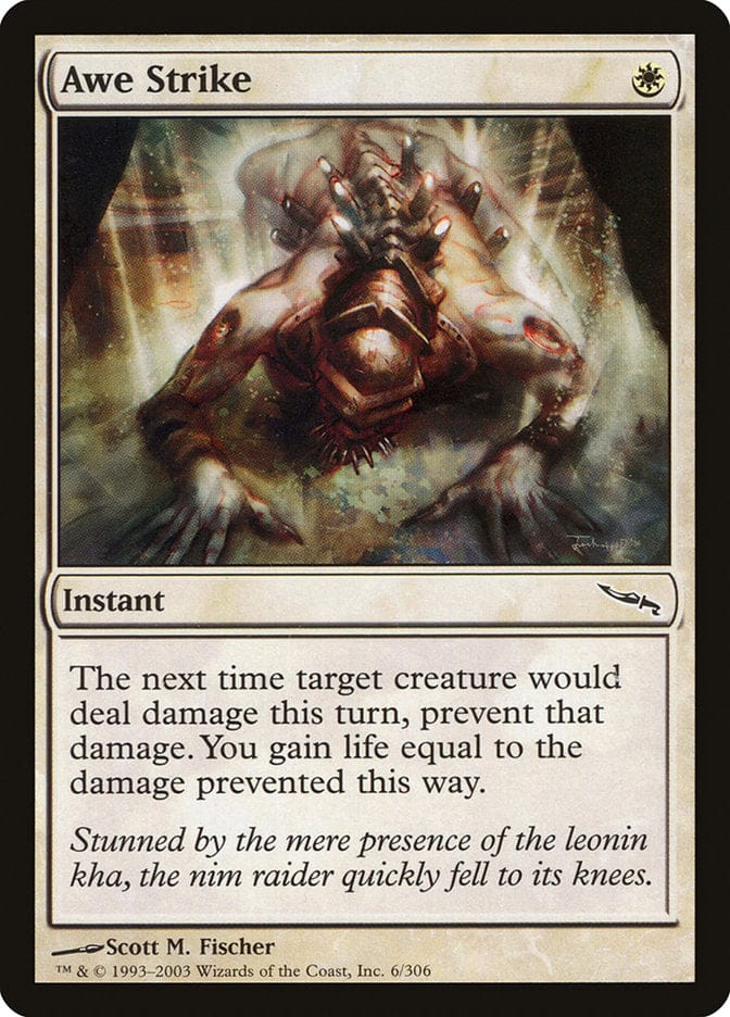 Awe Strike [Mirrodin] Magic: The Gathering