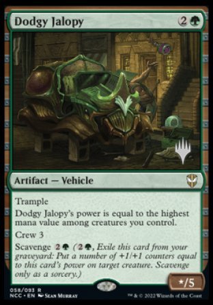 Dodgy Jalopy (Promo Pack) [Streets of New Capenna Commander Promos] Magic: The Gathering