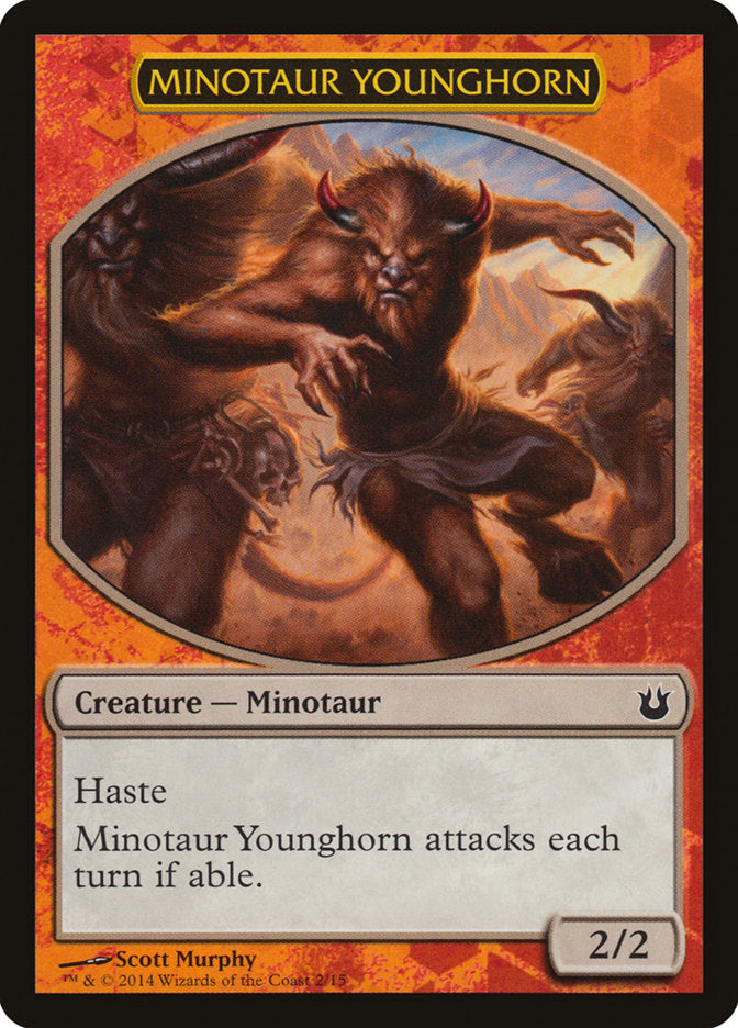 Minotaur Younghorn [Born of the Gods Battle the Horde] Magic: The Gathering