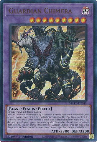 Guardian Chimera [MAZE-EN049] Ultra Rare - Yugioh Cards For Your TCG Needs!