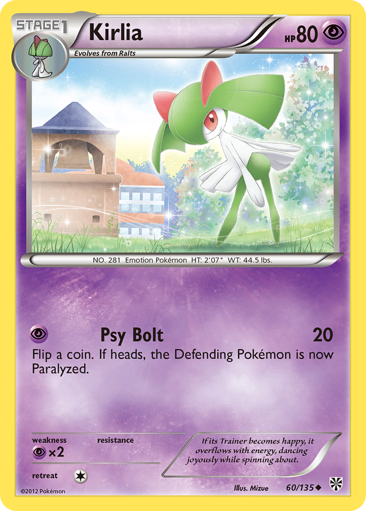 Kirlia (60/135) [Black & White: Plasma Storm] Pokémon