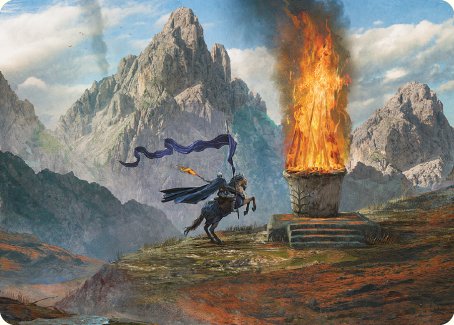 Call for Aid Art Card [The Lord of the Rings: Tales of Middle-earth Art Series] Magic: The Gathering