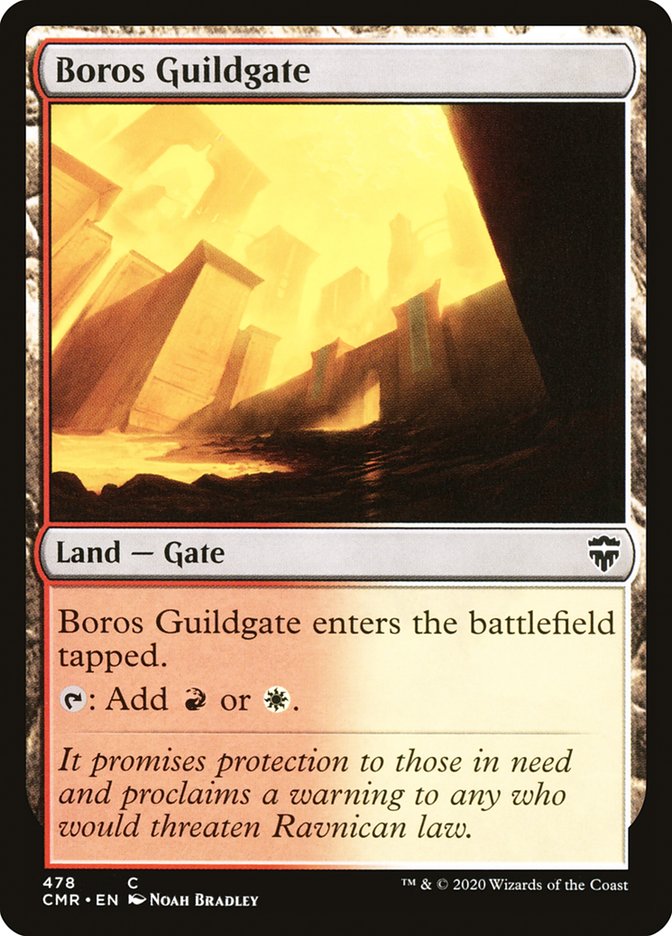 Boros Guildgate [Commander Legends] Magic: The Gathering