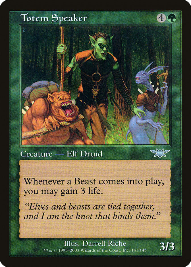 Totem Speaker [Legions] Magic: The Gathering