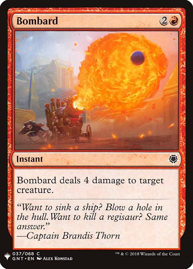 Bombard [Mystery Booster] Magic: The Gathering