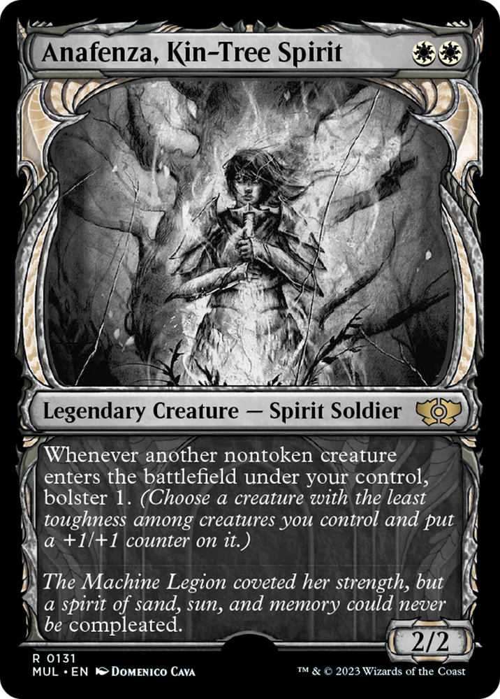 Anafenza, Kin-Tree Spirit (Halo Foil) [Multiverse Legends] Magic: The Gathering