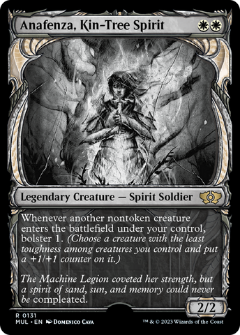 Anafenza, Kin-Tree Spirit (Halo Foil) [Multiverse Legends] Magic: The Gathering
