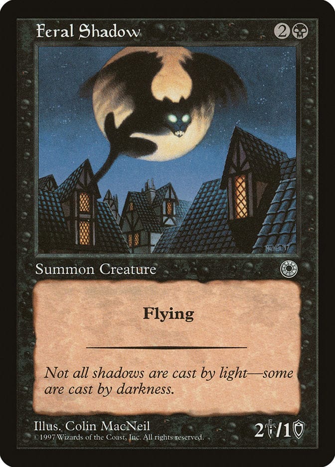 Feral Shadow [Portal] Magic: The Gathering