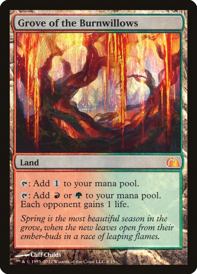 Grove of the Burnwillows [From the Vault: Realms] Magic: The Gathering