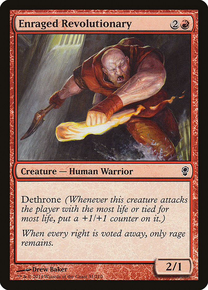 Enraged Revolutionary [Conspiracy] Magic: The Gathering