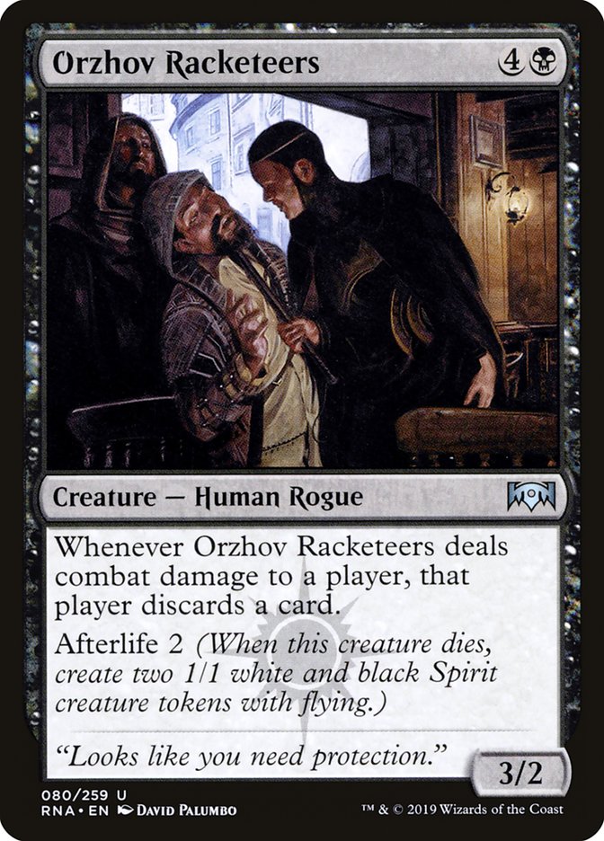 Orzhov Racketeers [Ravnica Allegiance] Magic: The Gathering