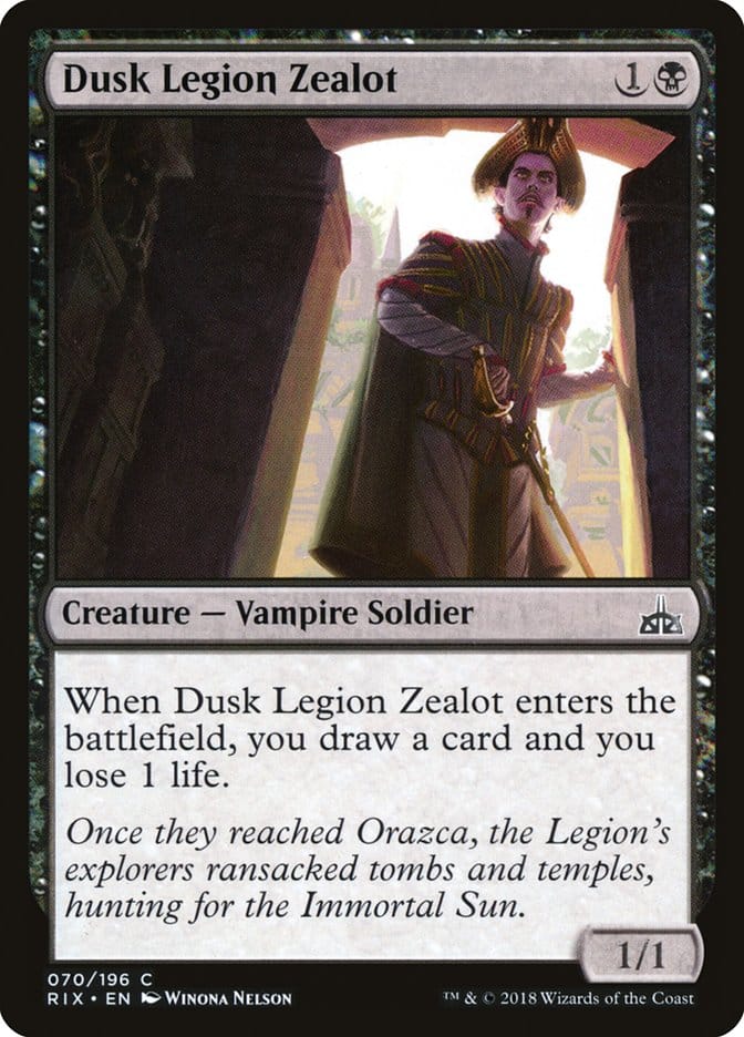 Dusk Legion Zealot [Rivals of Ixalan] Magic: The Gathering