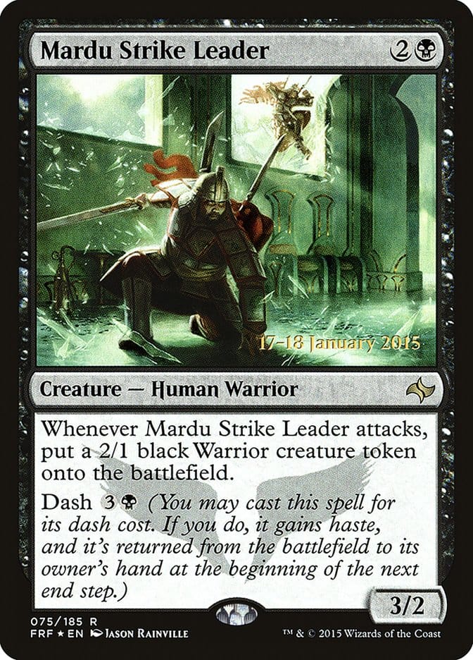 Mardu Strike Leader [Fate Reforged Prerelease Promos] Magic: The Gathering