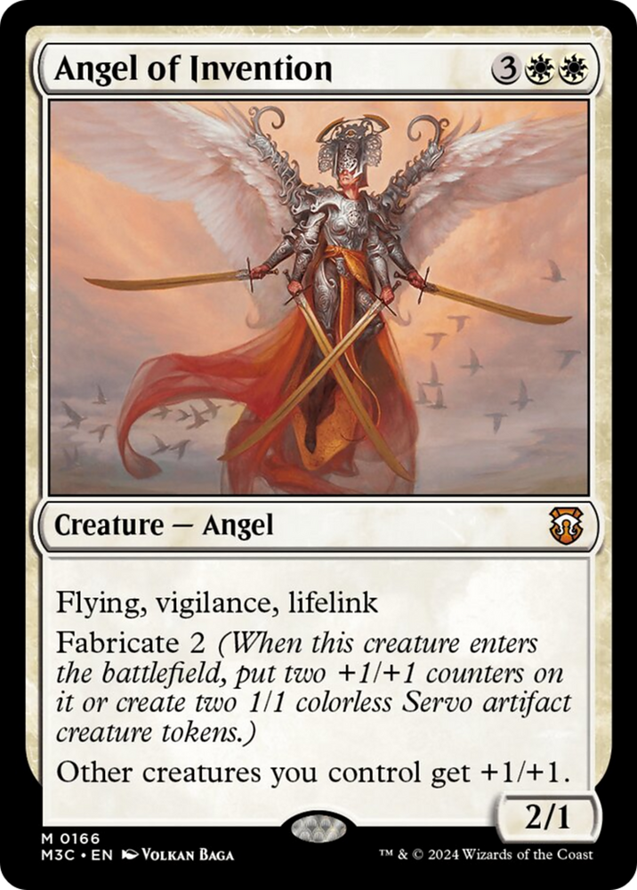 Angel of Invention (Ripple Foil) [Modern Horizons 3 Commander] Magic: The Gathering