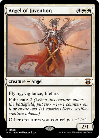Angel of Invention (Ripple Foil) [Modern Horizons 3 Commander] Magic: The Gathering