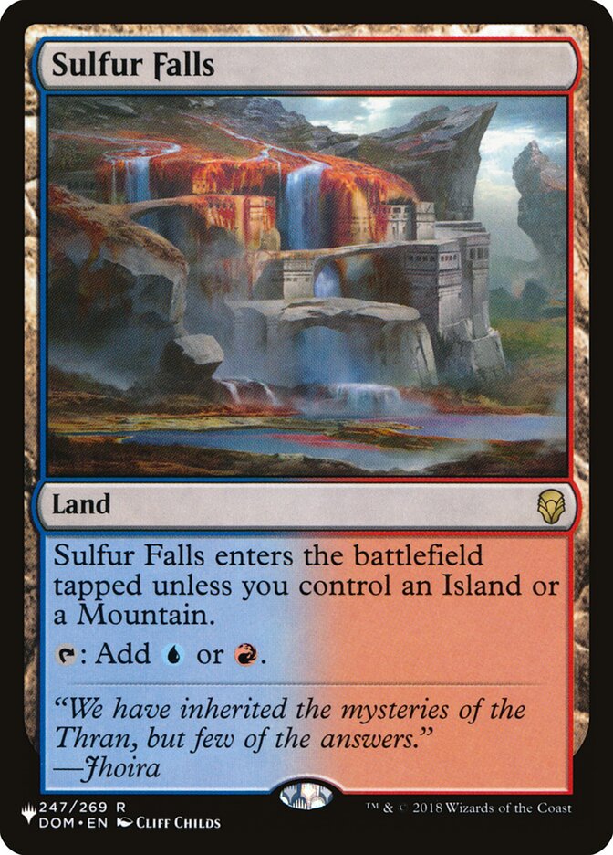 Sulfur Falls [Secret Lair: Heads I Win, Tails You Lose] Magic: The Gathering